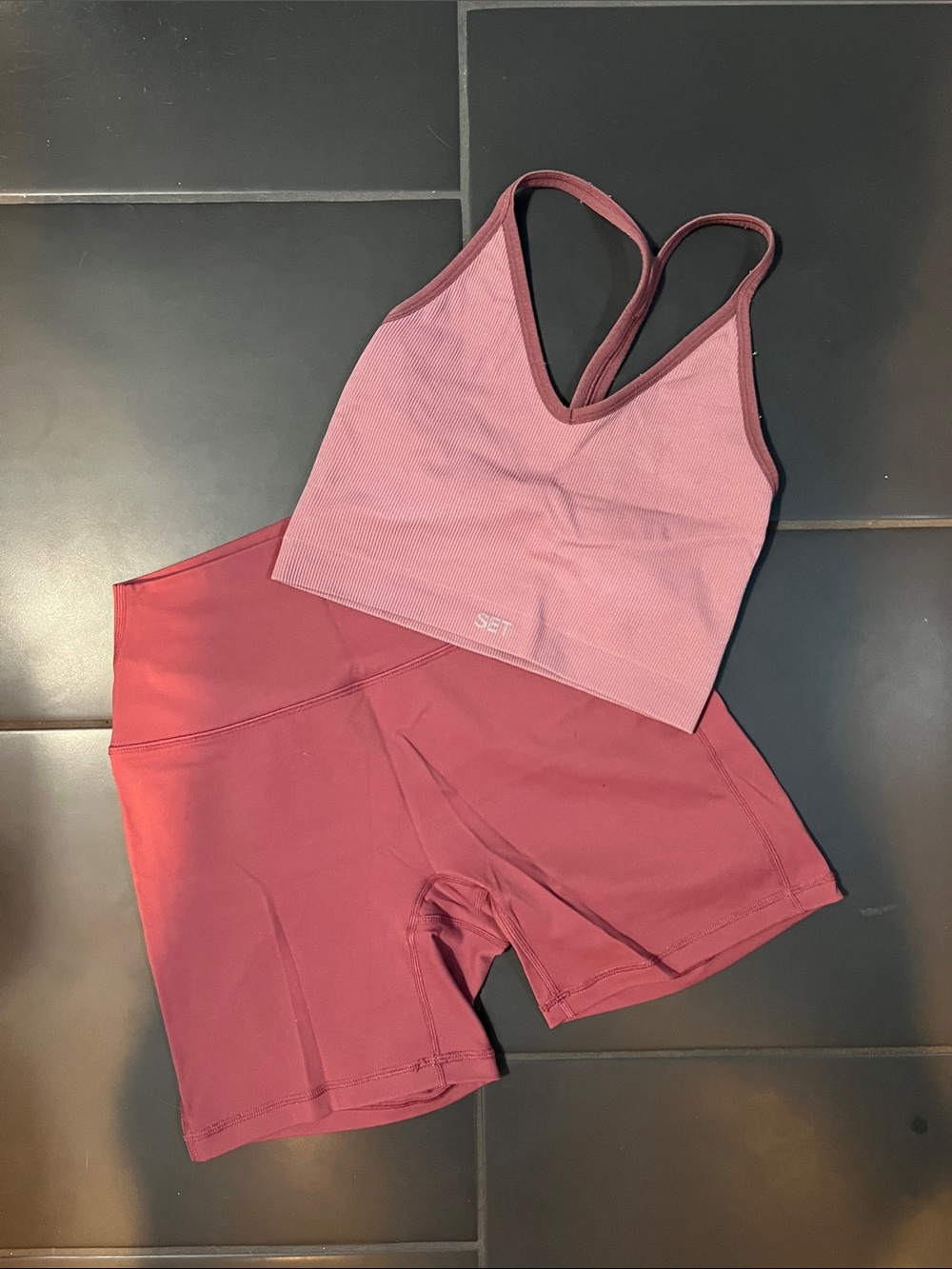 SET Sportbody set in Dusty Rose